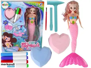 „Pasidaryk pats“ rinkinys „Mermaid Pink Treasures Excavation“.