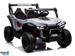 Автомобіль на акумуляторі S618 сірий 4x4