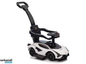 Rutschauto mit Anschieber Lamborghini QLS 996T Weiß