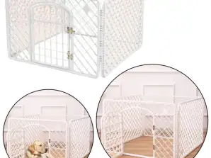 Parc pour chien Cage Porte pliable Sécurité 90cm x 60cm x 60cm