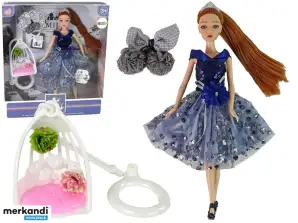 Baby Doll Emily Schaukel Blumen