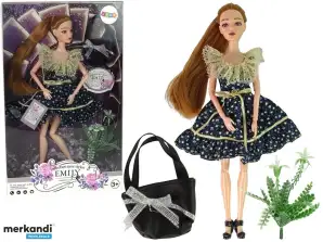 Puppe Emily Modenschau Blume Handtasche