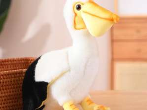 Plyšový pelikán Pták Plyšový Maskot Plyšová Hračka 24 cm