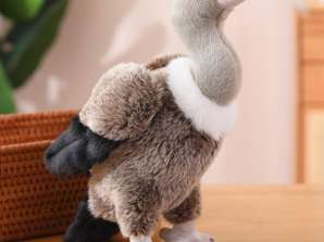 Plüsch Geier Vogel Plüsch Maskottchen Kuscheltier 25cm