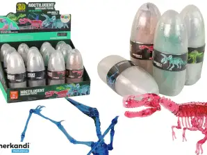 Zu öffnende Dinosaurier Ei Figur Kristallin Zufälliger Dinosaurier