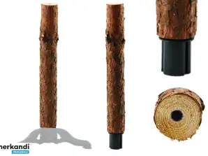 Holzstumpfständer für vier Beine für Weihnachtsbaum auf einem Stamm