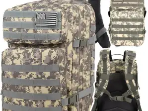 Military Tactical Backpack Grey 40 60L