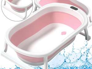 Badewanne Faltbar Rutschfeste Beine Rosa