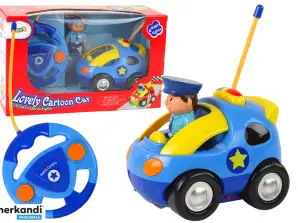 Toddler Car Police Remote Controlled R/C Light Sound