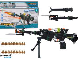 Militärgewehr auf Rahmen Ständer Light Sound 56cm