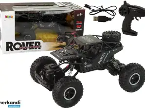 Pojazd RC Rover 1:16 Auto Czarne Zdalnie Sterowane Na Pilot