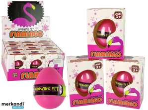 Growing Flamingo Egg 6cm Pink