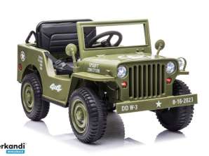 Автомобіль з живленням від акумулятора JH 103 оливково-зелений 4x4