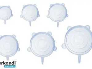 Couvercles en silicone - ensemble de 6 pièces