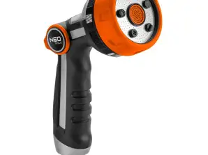 Multifunksjonell spray. 5 funksjoner. med flytende regulering. metallskive