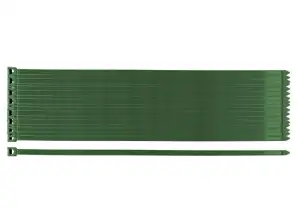 Садові затискачі 7.6 x 380мм. 50 шт. зелені