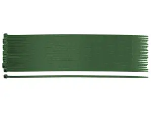Садові стяжки 4.8 x 300мм. 50 шт. зелені