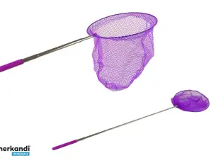 Schmetterlingsnetz Insekten Faltbar Teleskop 85 cm Lila