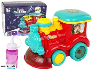 Locomotive for Soap Bubbles Rides Light Sounds Red