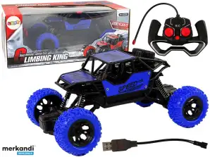 Auto Zdalnie Sterowane Terenowe R/C 1:18 Niebieskie