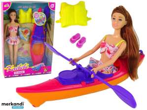Set Accessori Bambola Kayak Rosa