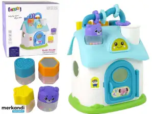 Blocchi blu della casa di smistamento educativa