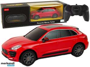 Auto R/C Porsche Macan Turbo 1:24 Rastar Rød