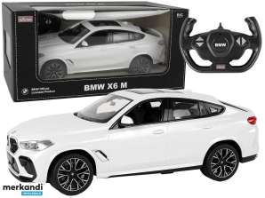 Auto R/C BMW X6 M 1:14 Rastar Hvit