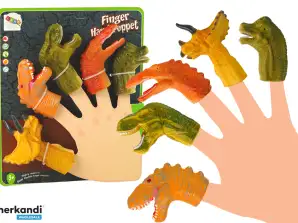 Fingerdukker Dinosaurer Dyr 5 stk.