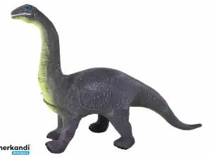 Große Figur Dinosaurier Brachiosaurus Sound 33 cm Grau