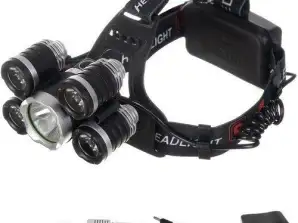 Stirnlampe 5 x LED T6 CREE
