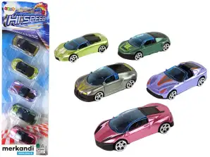 Fahrzeug-Set Bunte Autos 5-teilig