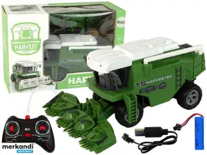 Agricultural harvester remote controlled r/c lights green