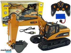 Giallo RC Escavatore Pista 1:14 Telecomando