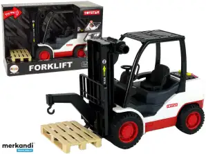 Carrello elevatore che sposta il pallet delle forche.