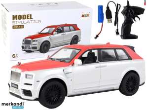 Auto R / C 1:20 Bianco Rosso Telecomando per auto