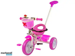 Tricycle PRO100 Rose Panier de Roue EVA