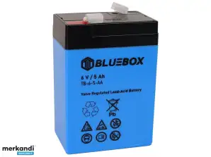 Акумулятор гелевий BLUEBOX VRLA AGM 6V5Ah для акумулятора автомобільного