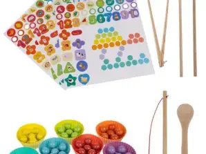 Puzzle en bois avec perles DU17252