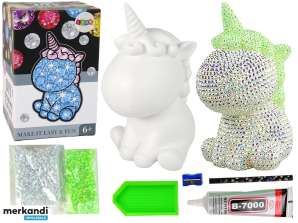 Eenhoorn DIY Diamanten Kristallen Set Groen