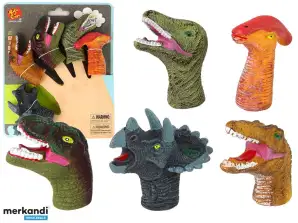 Fingerpuppen Dinosaurier bunt 5 Stück