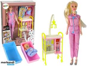 Baby Doll Doctor Accessoires voor lang haar