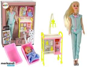 Baby Doll Doctor Accessoires voor lang haar