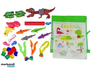 Set di giocattoli subacquei di dinosauri