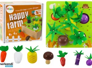 Hölzernes Obst- und Gemüse-Memory-Spiel