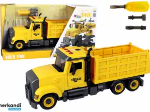 Auto Camion Pieghevole Suoni Giallo