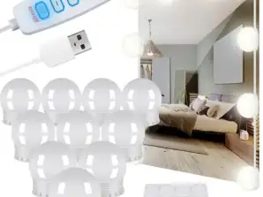 LED lempos veidrodžiui / persirengimo stalas 10 vnt.