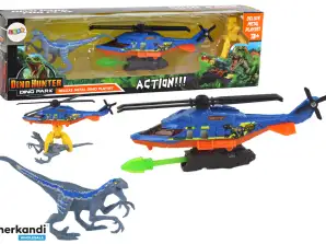 Helicóptero Helicóptero Dinossauro Parque Conjunto Azul Dino Park