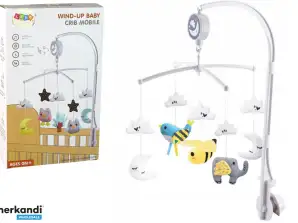 Opwindbare muziekdoos carrousel voor kinderbedje