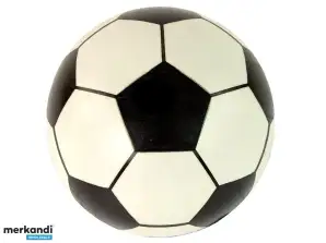 Palla Bianca Nera Gomma Grande 23 cm Leggera
